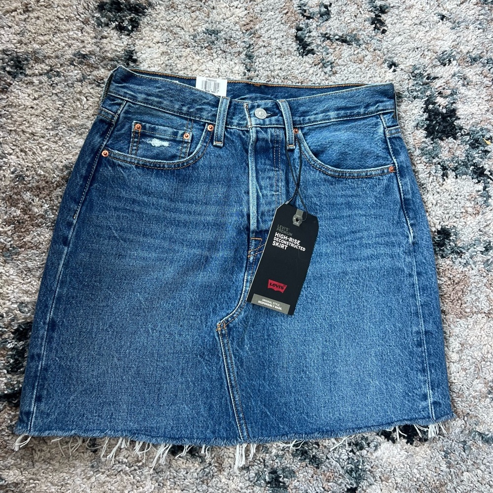 Levi's Blue Mini Pencil Skirt sz 28